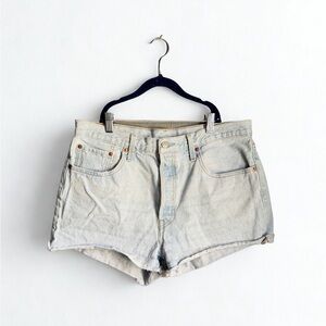 Levi's Light Blue Denim Cutoff Shorts